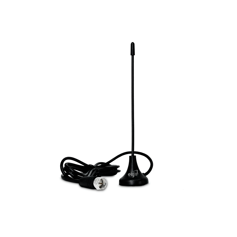 Encontraproduto.com.br - Antena Digital / Analógica Interna Elg Smart View 4k Hdr Com Cabo Coaxial De 2,5m - Hdtv1300i