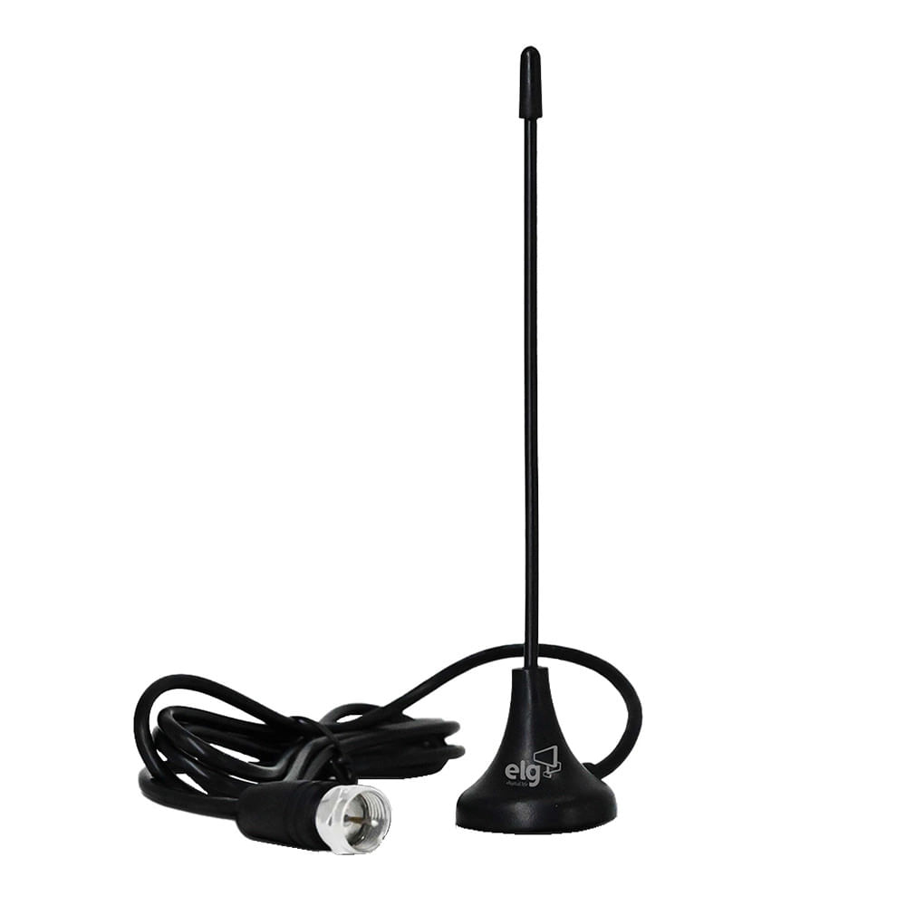 Encontraproduto.com.br - Antena Digital / Analógica Interna Elg Smart View 4k Hdr Com Cabo Coaxial De 2,5m - Hdtv1300i