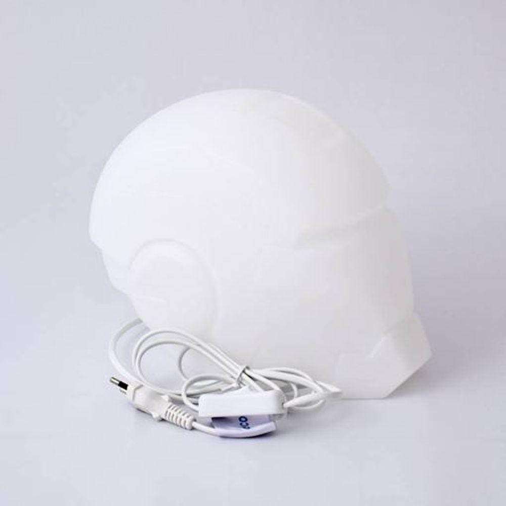 Encontraproduto.com.br - Luminária Homem de Ferro de Mesa Marvel Capacete Iron Man de LED