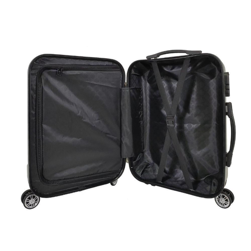 Encontraproduto.com.br - Mala De Bordo Abs 4 Rodas Adventure Fortt Amarela - Mab01-am