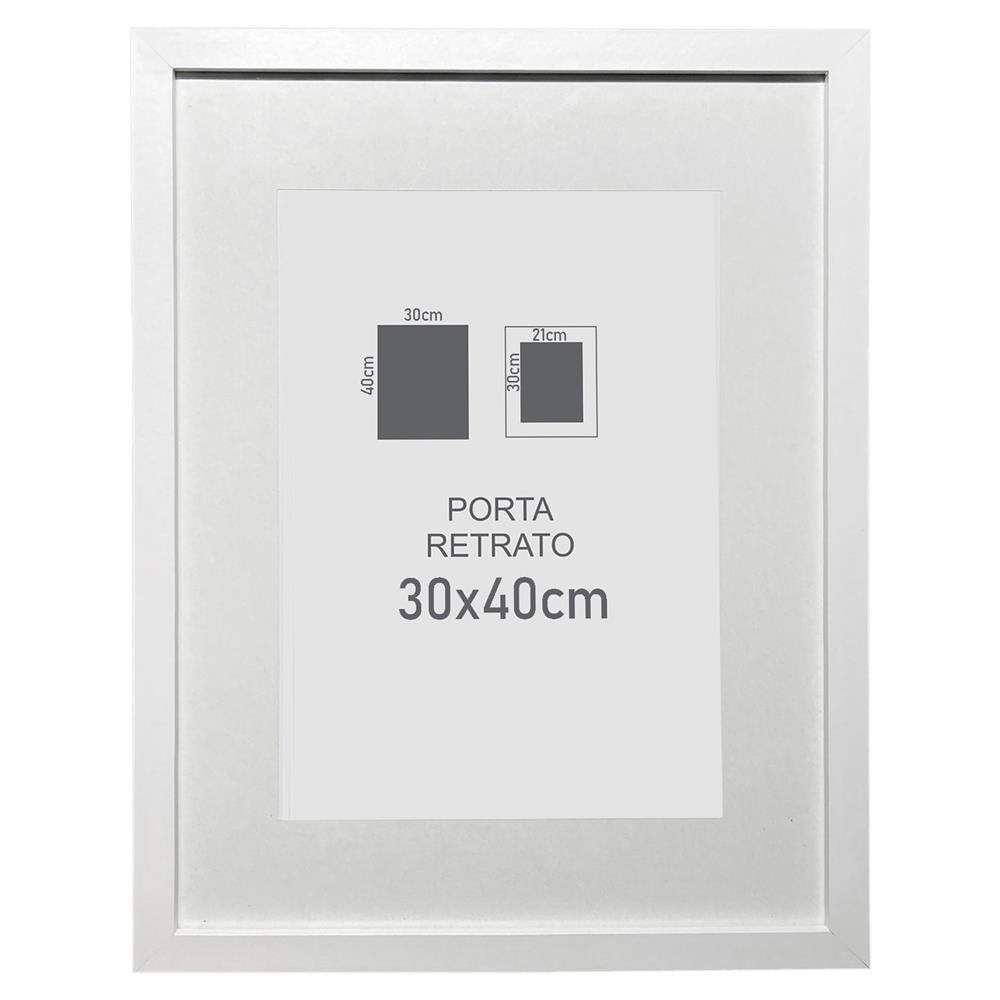 Porta Retrato Arte Propria Branco 30X40
