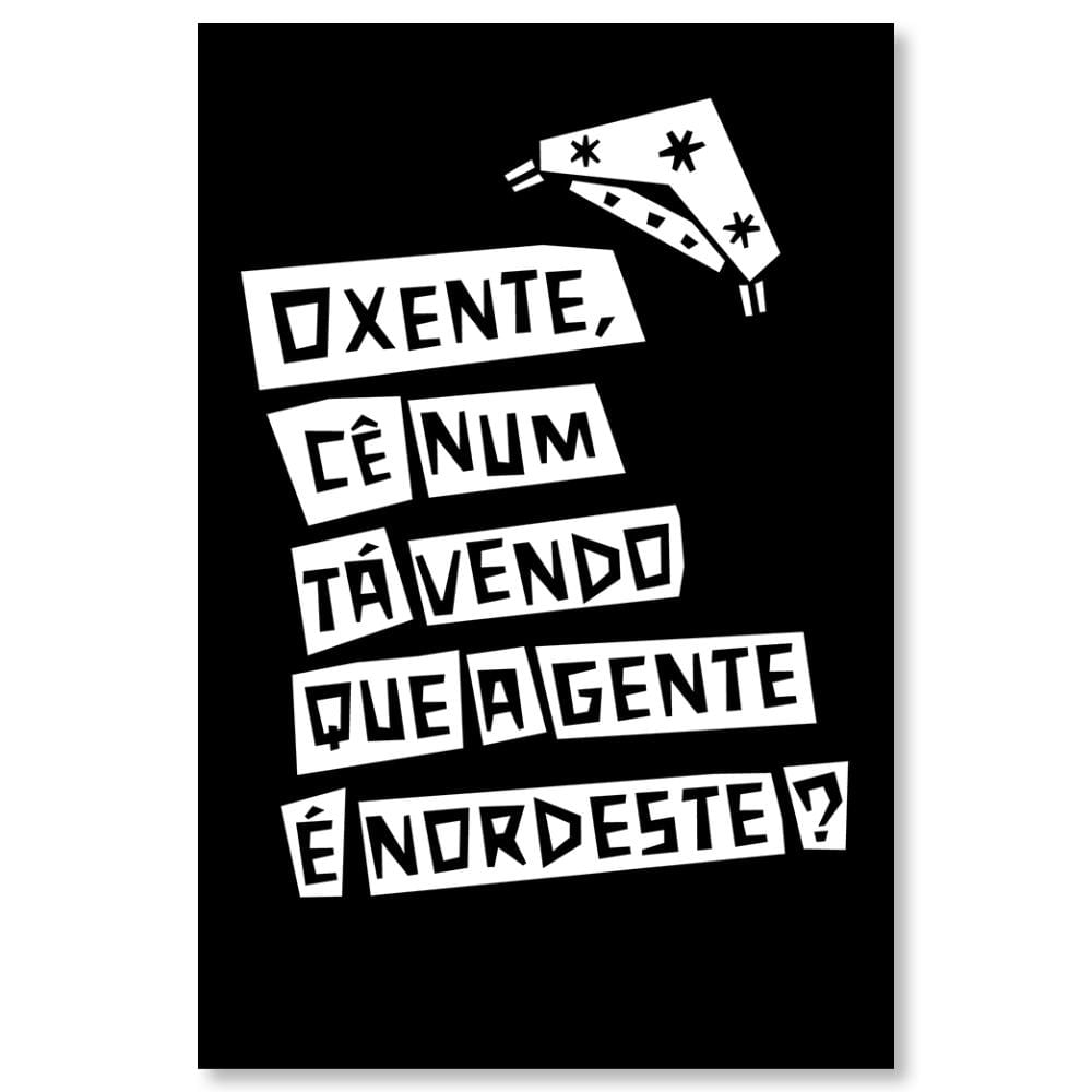 Placa Decorativa Cordel Nordeste 20X30Cm Arte Propria
