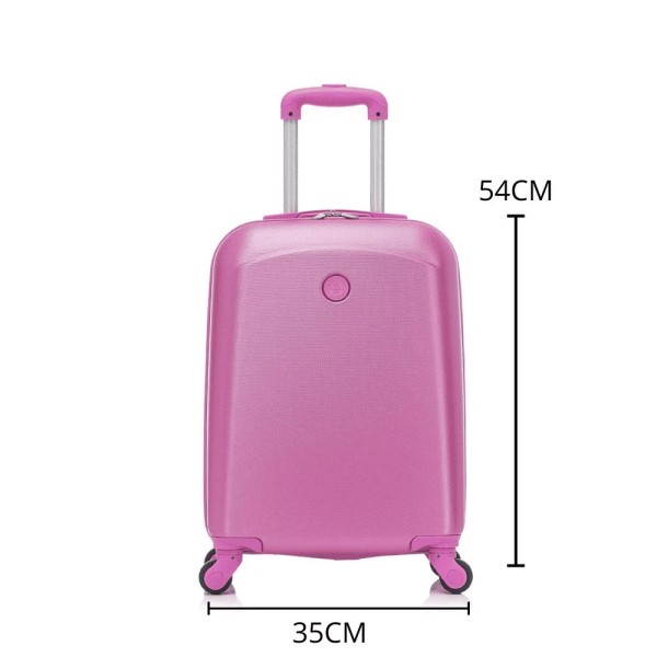 Encontraproduto.com.br - Mochila Infantil 20 com Rodas e Tag de Mala Rosa - Seanite