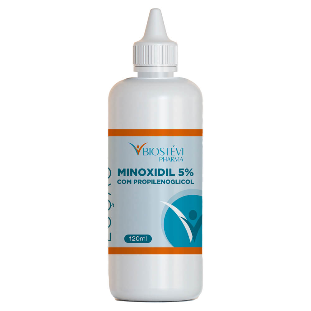 Minoxidil 5% com Propilenoglicol Loção 120ml