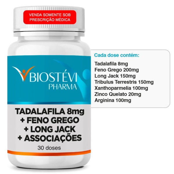 Encontraproduto.com.br - Tadalafila 8mg + Feno Grego + Long Jack + Associações - 30 Doses