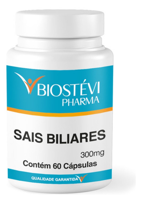 Sais Biliares 300mg 60 cápsulas