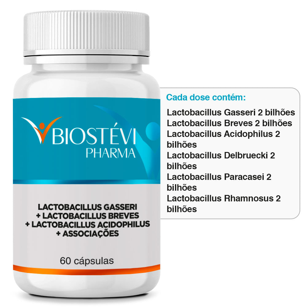 Encontraproduto.com.br - Lactobacillus para Emagrecimento (Trabalhando Direto no Intestino) 60 Cápsulas