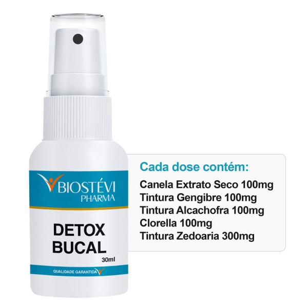 Encontraproduto.com.br - Detox Bucal Tratamento para Mau Hálito Spray 30ml