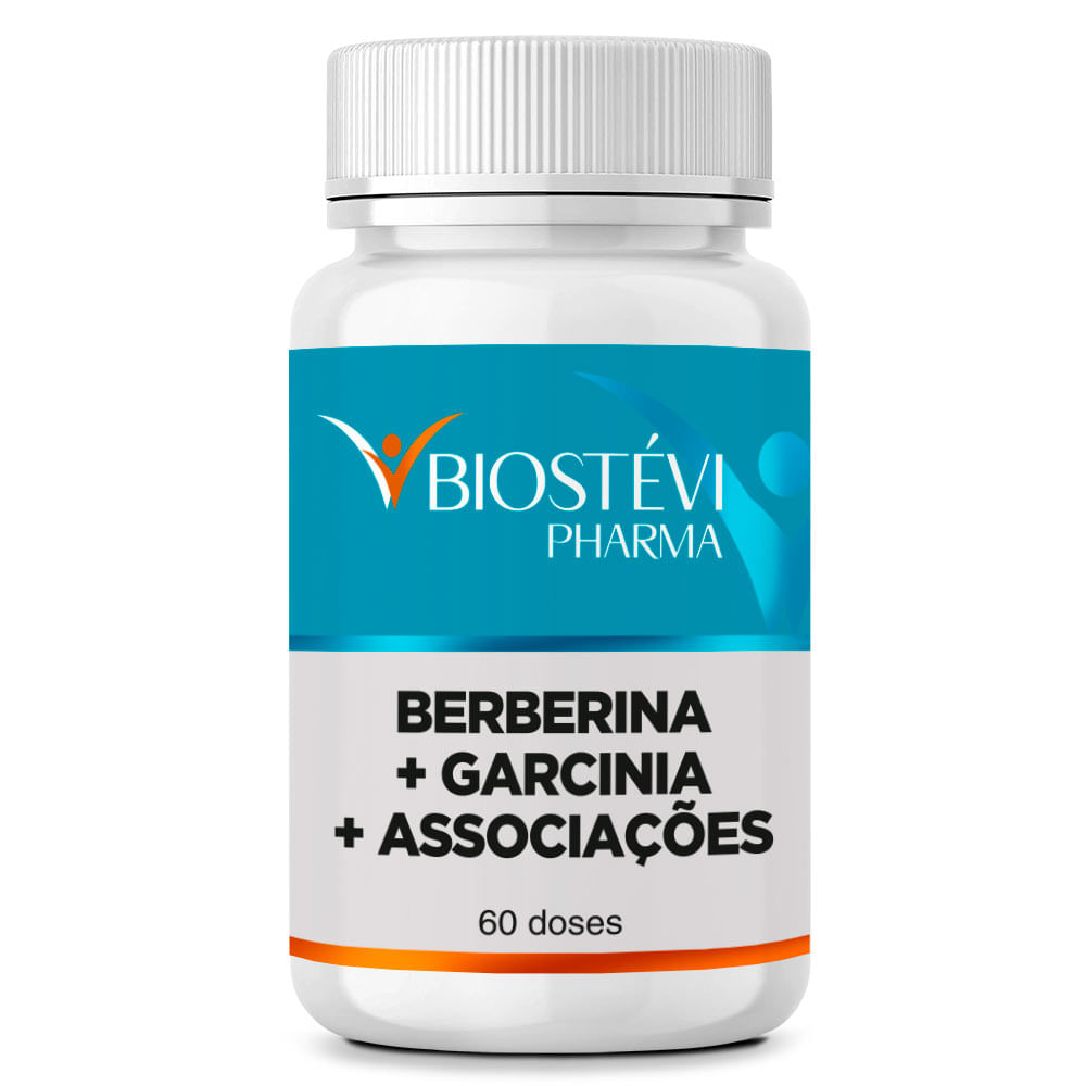 Berberina Fit | Berberina 300mg + Garcinia 300mg + Associações 60 Doses