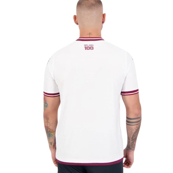 Encontraproduto.com.br - Camisa Juventus Da Mooca 2024 Kappa Centenário Away Masculina - Branca