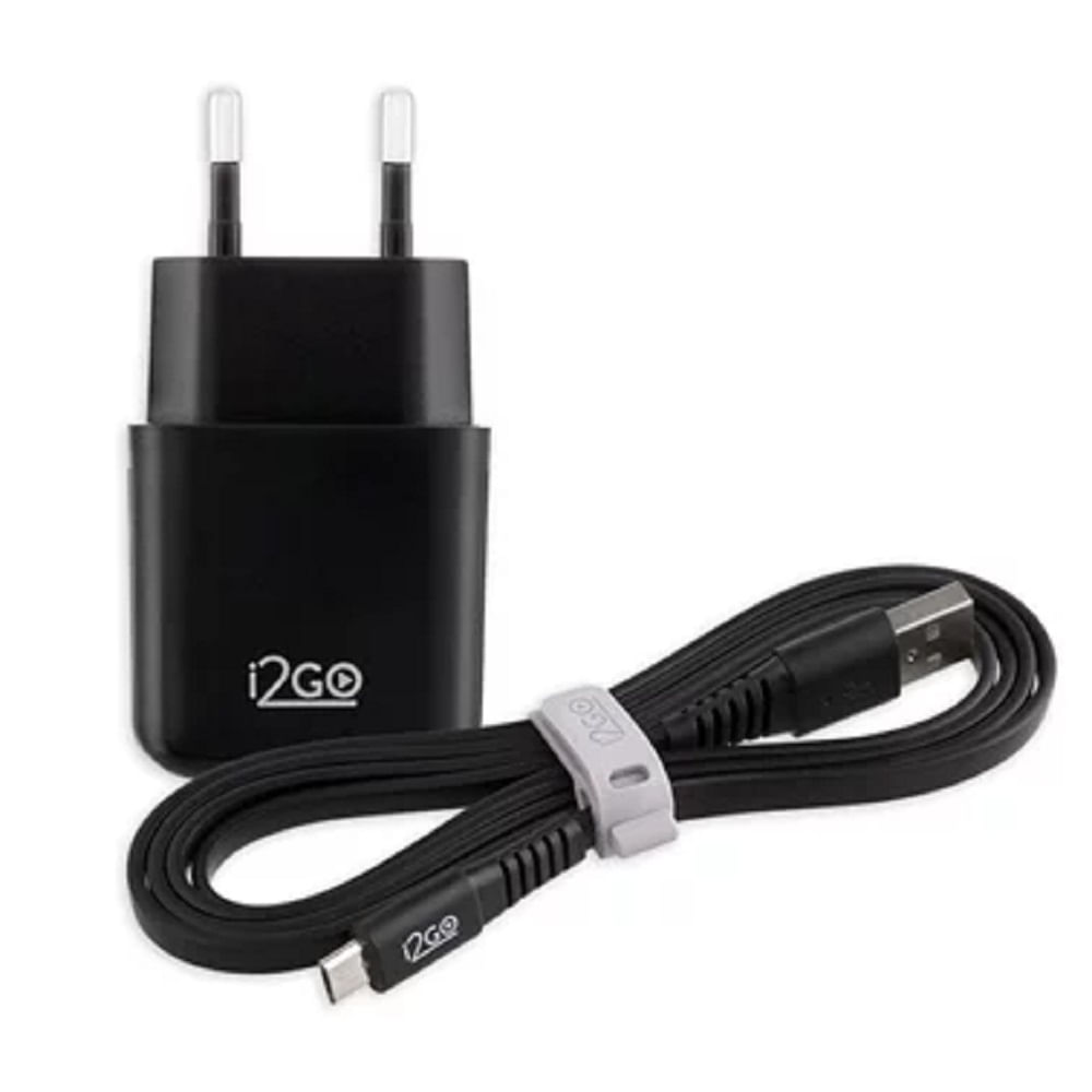 Encontraproduto.com.br - Kit De Carregador Power  e Cabo Usb 20W I2GO Branco