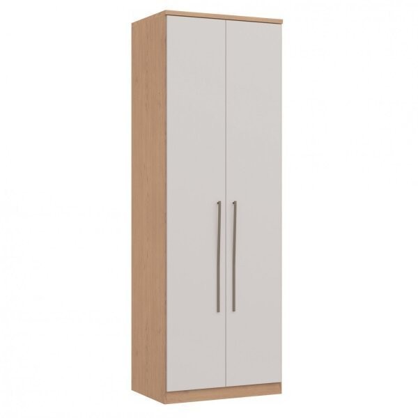 Encontraproduto.com.br - Módulo de Guarda Roupa 2 Portas 2 Gavetas com Cabideiro Elegance Móveis Castro Angelin/Blanc