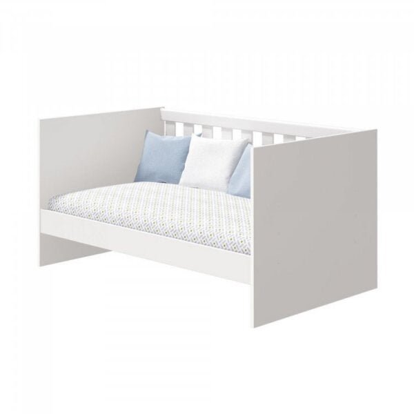 Encontraproduto.com.br - Quarto de Bebê com Berço, Roupeiro 2 Portas e Cômoda Sapateira Katatau Moveis Reller Móveis Reller Branco/Brilho