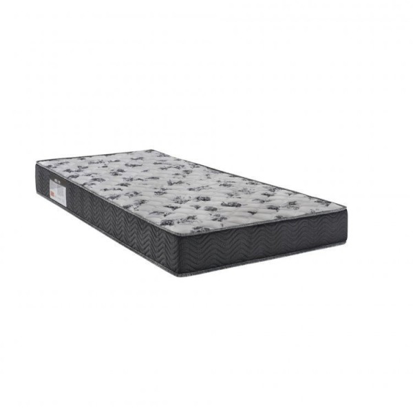 Encontraproduto.com.br - Conjunto Cama Box Colchão Iso D33 Solteiro  Ortobom Grafite/Branco