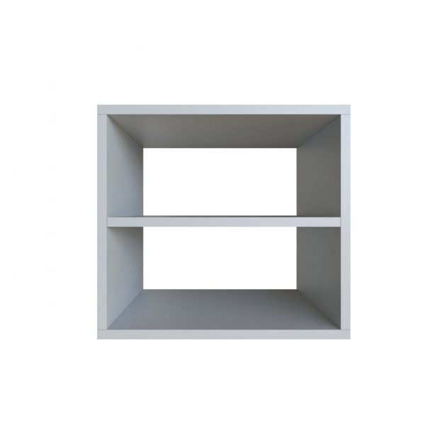 Encontraproduto.com.br - Nicho com Prateleira para Quarto Infantil Bramov Móveis Cinza Cristal