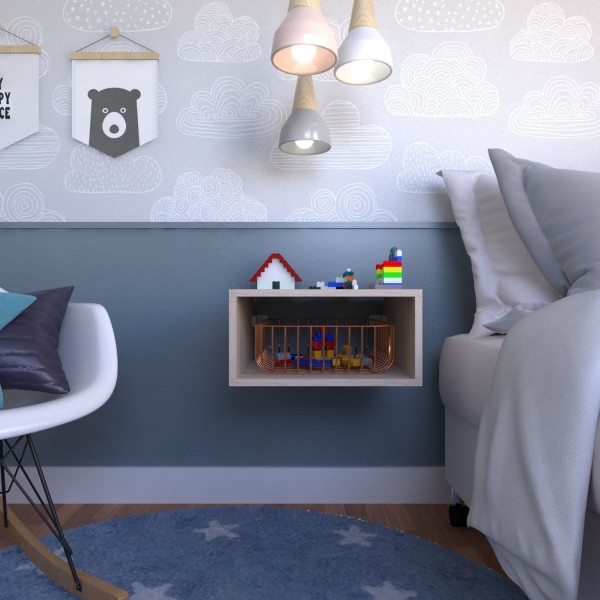 Encontraproduto.com.br - Nicho para Quarto Infantil MDP Geneve