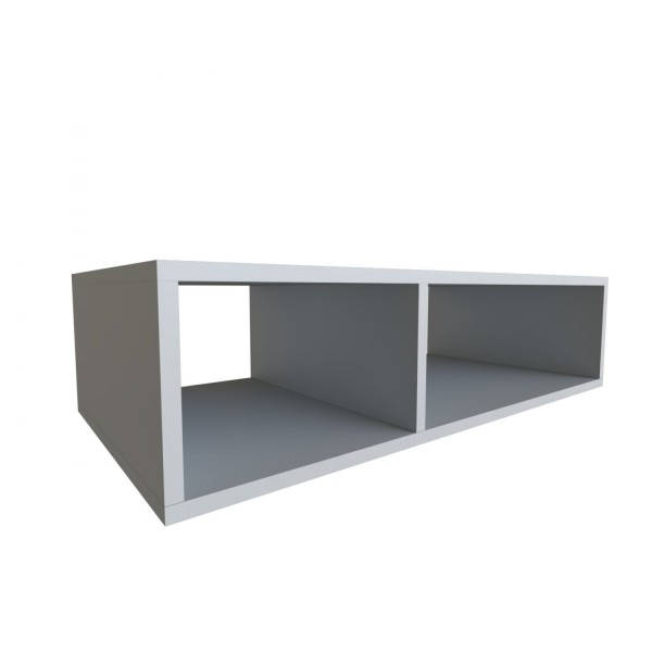 Encontraproduto.com.br - Nicho para Quarto Infantil 80cm Cinza Cristal