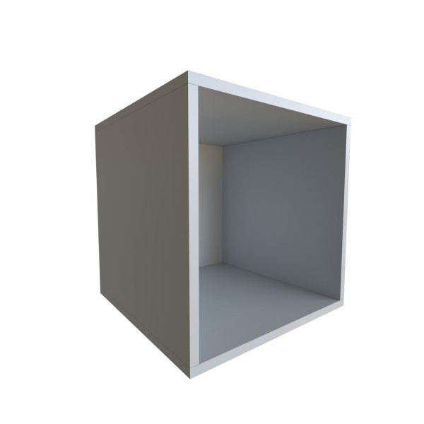 Encontraproduto.com.br - Nicho para Quarto Infantil 40cm MDP Cinza Cristal