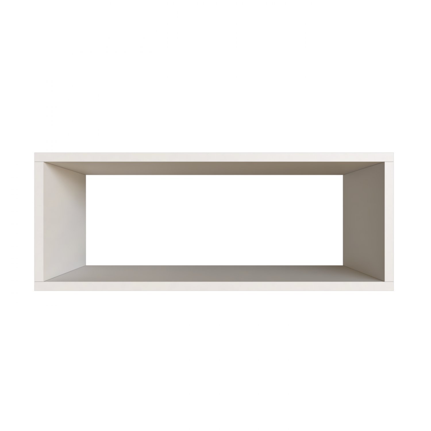 Encontraproduto.com.br - Nicho para Quarto Infantil Retangular 60x16cm Branco