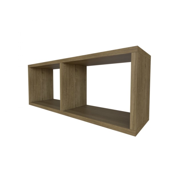 Encontraproduto.com.br - Nicho para Quarto Infantil Retangular 60x16cm Carvalho Mel