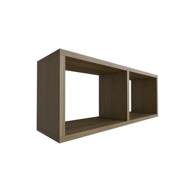 Encontraproduto.com.br - Nicho para Quarto Infantil Retangular 60x16cm Carvalho Mel