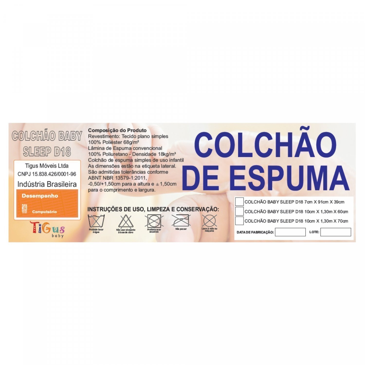 Encontraproduto.com.br - Quarto de Bebê 100% MDF Berço Minicama com Colchão e Cômoda Flocos Branco