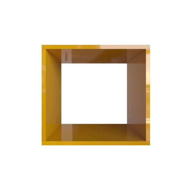 Encontraproduto.com.br - Conjunto 3 Nichos para Quarto Infantil Bramov Móveis Amarelo