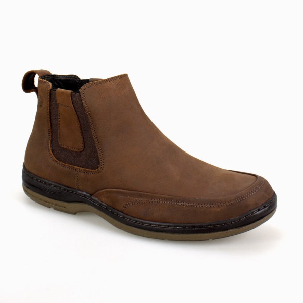 Encontraproduto.com.br - Botina Anatomic Gel 1091 Rústico Conhaque
