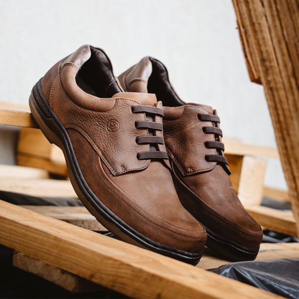 Encontraproduto.com.br - Sapato Anatomic Gel 1009 Rustico Conhaque