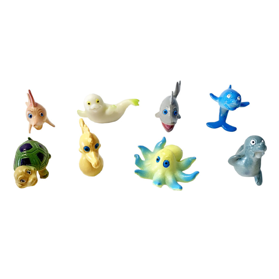 Conjunto de Mini Figuras - Animal Planet - Coleção Oceano - Ebn