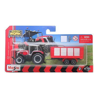 Encontraproduto.com.br - Miniatura Trator Fendt 209 Vario Com Carreta E 3 Fardos Maisto 15590