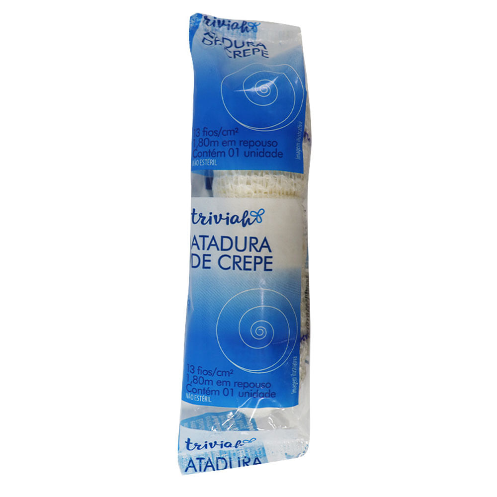 Atadura de Crepe Triviah 8cm X 1,8m
