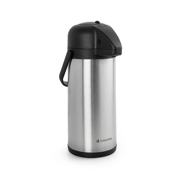 Encontraproduto.com.br - Garrafa Termica Aço-inox Pressao 3l