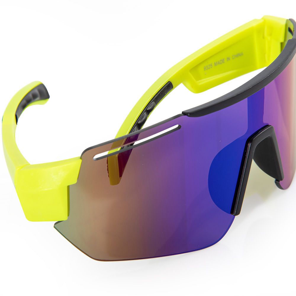 Encontraproduto.com.br - Óculos Esportivo Proteção Uv 400 Alma Genius Kaus Verde Limão