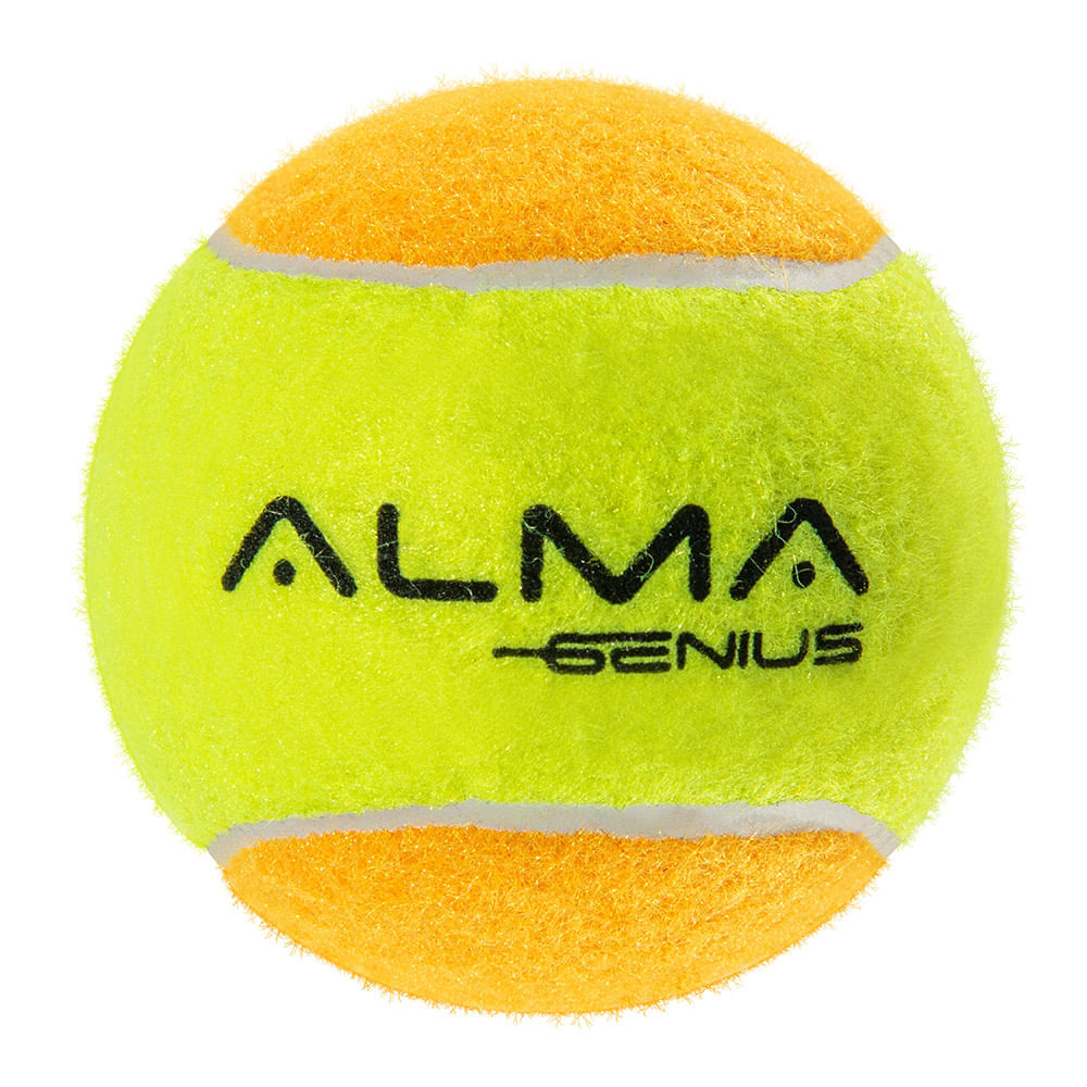 Encontraproduto.com.br - Kit Com 3 Bolas Beach Tennis Stage 2 Pro Alma Genius