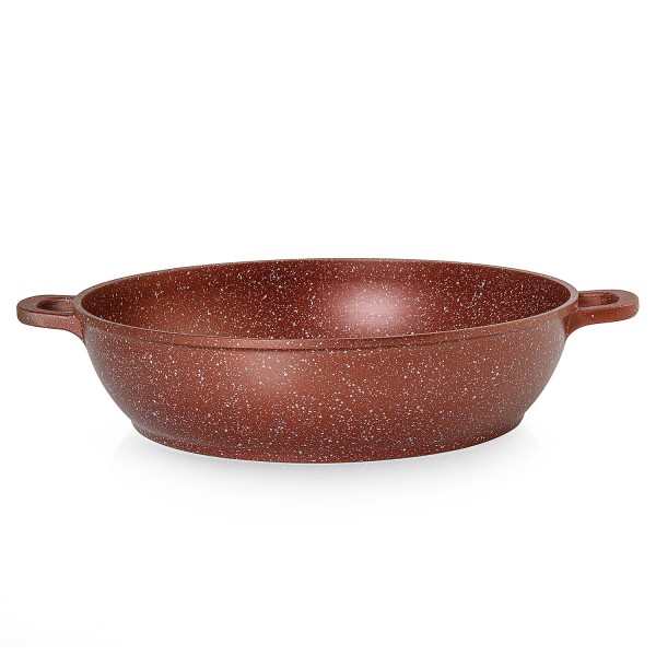 Encontraproduto.com.br - Caçarola Baixa Graniflon Moda Chef 28 cm Antiaderente 5 Litros