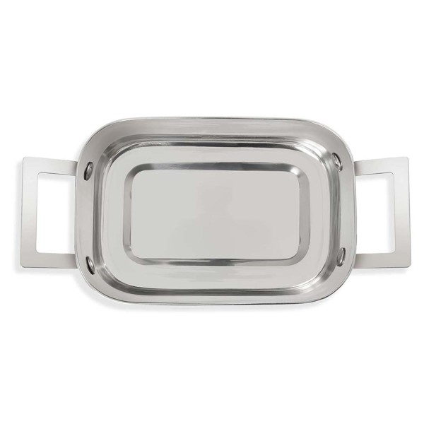 Encontraproduto.com.br - Mini Travessa Gourmet Mix 13 cm em Aço Inox