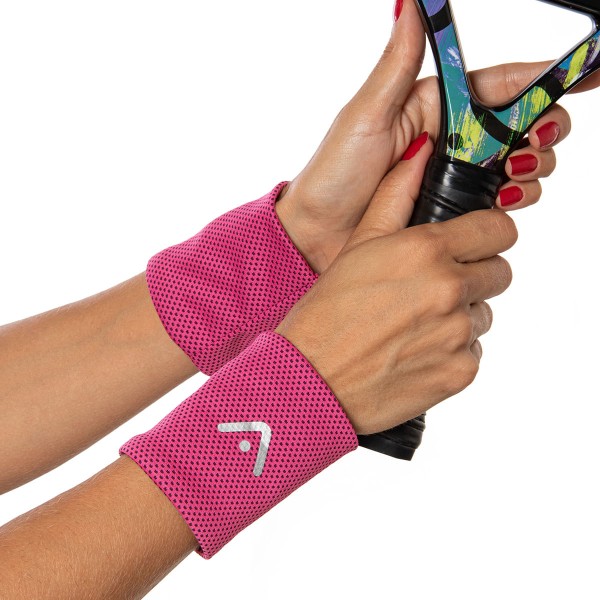 Encontraproduto.com.br - Par Munhequeira de Pulso Fitness Rosa Alma Genius
