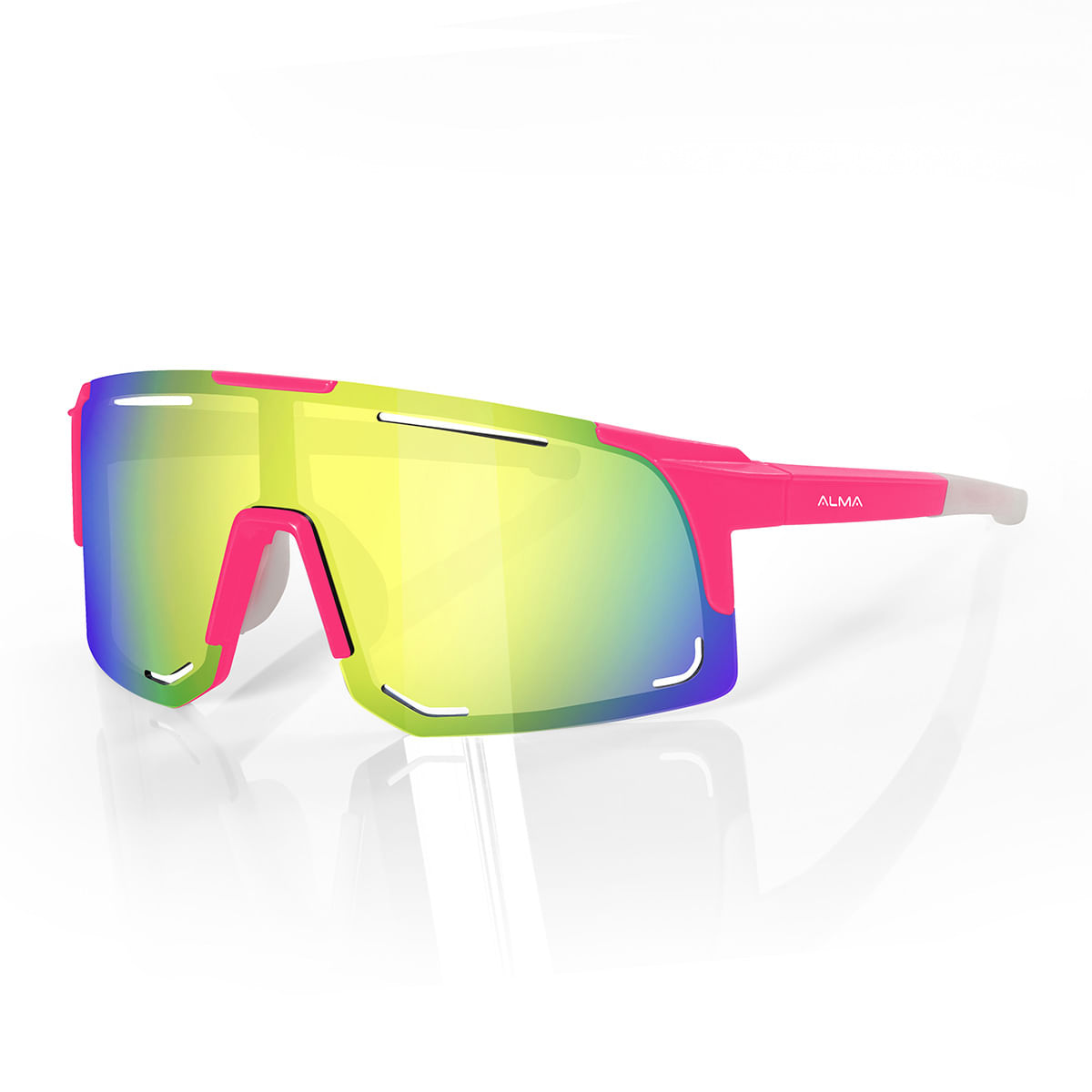 Óculos Esportivo Proteção Uv 400 Basah Rosa Alma Genius