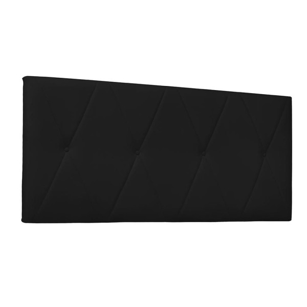 Encontraproduto.com.br - Painel para Cama Box Queen Aquilla Poliuretano Preto