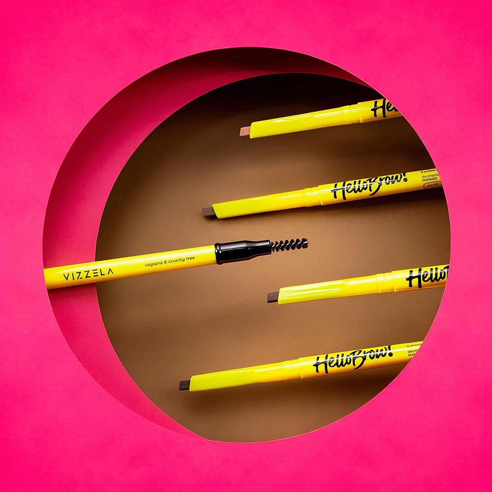 Encontraproduto.com.br - Lapiseira para Sobrancelha Vizzela Hello Brow 02