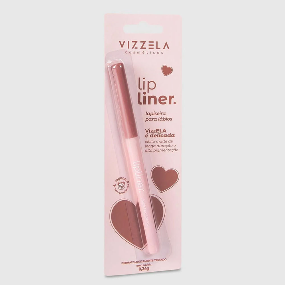 Encontraproduto.com.br - Lapiseira Labial Vizzela Lipliner Cor 01 Delicada
