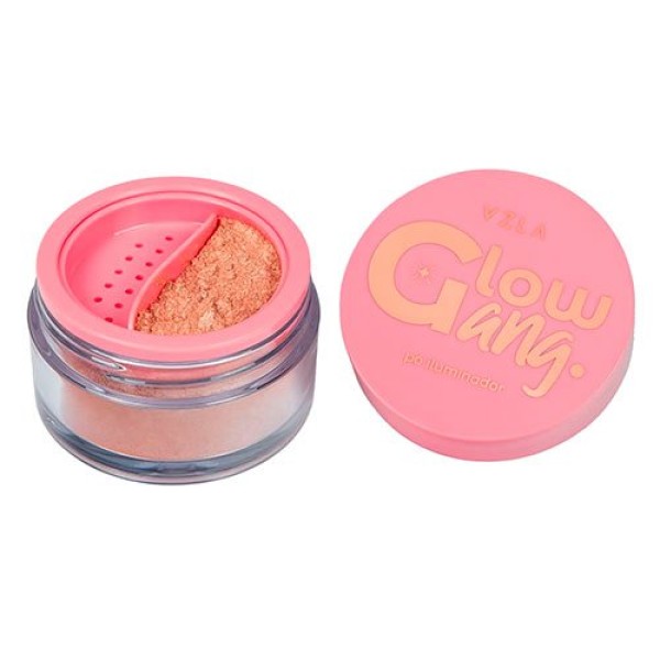 Encontraproduto.com.br - Pó Iluminador Glow Gang Vizzela Cor 03 Rocket Glow