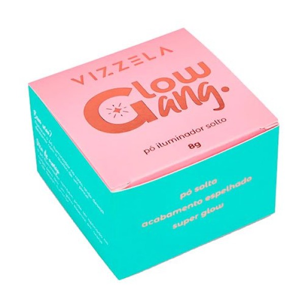 Encontraproduto.com.br - Pó Iluminador Glow Gang Vizzela Cor 03 Rocket Glow