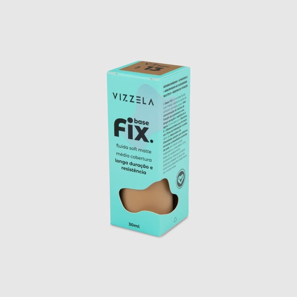 Encontraproduto.com.br - Vizzela Base Fix - Base Líquida Matte 30ml Fix-13