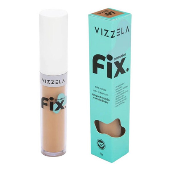 Encontraproduto.com.br - Vizzela Corretivo Fix - Corretivo Líquido Matte 7g Corretivo-Fix-07