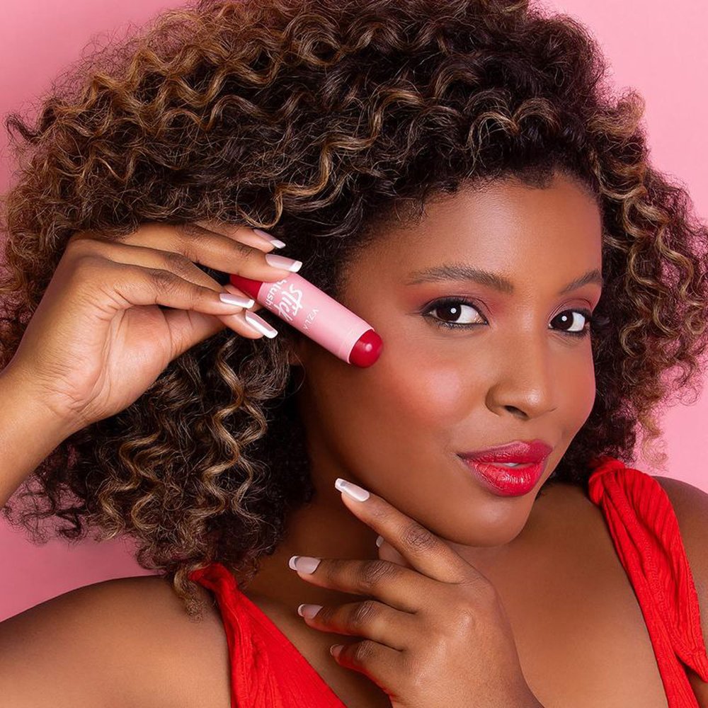 Encontraproduto.com.br - Blush Stick Vizzela Cor 04 - Vizzela