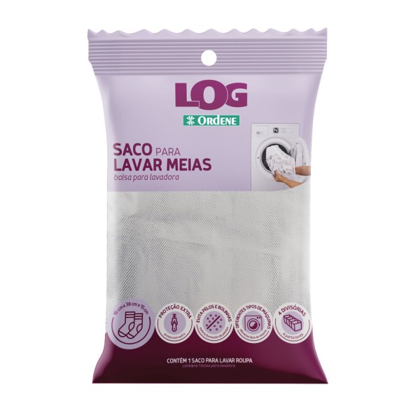 Saco Para Lavar Meias Log Ordene