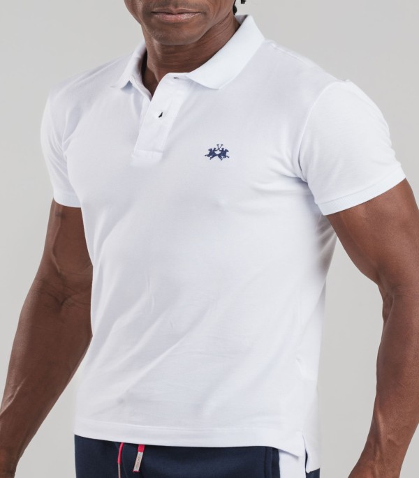 POLO MC REGULAR BASICA COM BORDADO