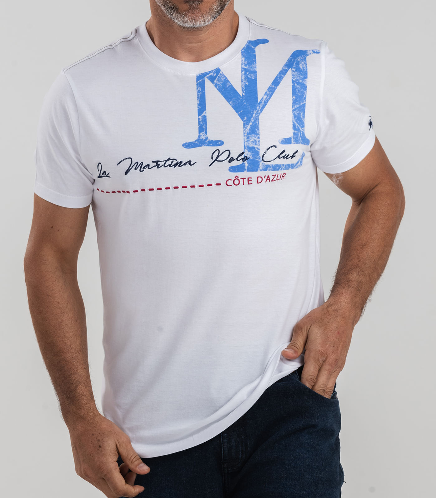 Camiseta Mc Meia Malha Regular Fit Semi Equipo C
